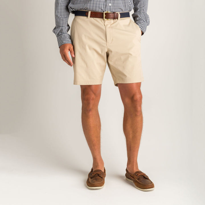 Duck Head 8" Harbor Performance Short: Stone