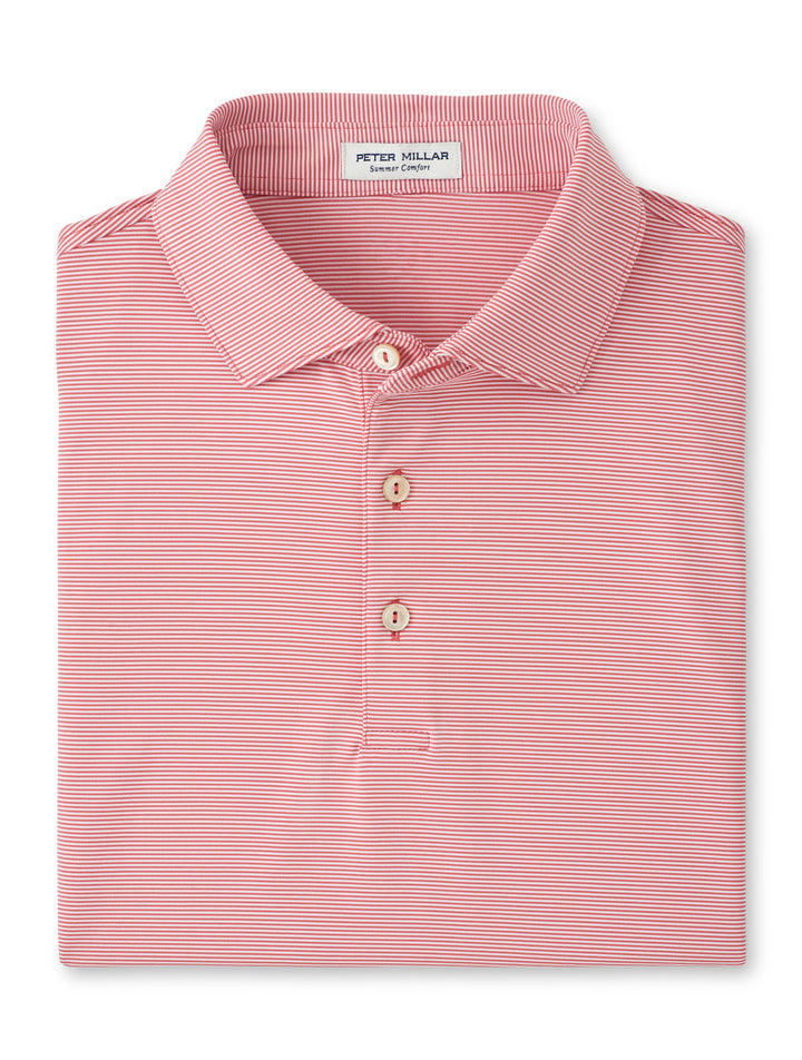 Peter Millar Jubilee Performance Jersey Polo: Tango Pink