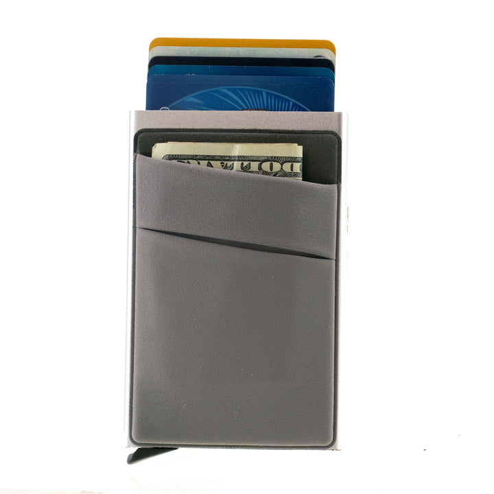 T.B Phelps Kingston Wallet: Silver