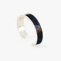 Brackish Lillian Thin Cuff Bracelet: Silver