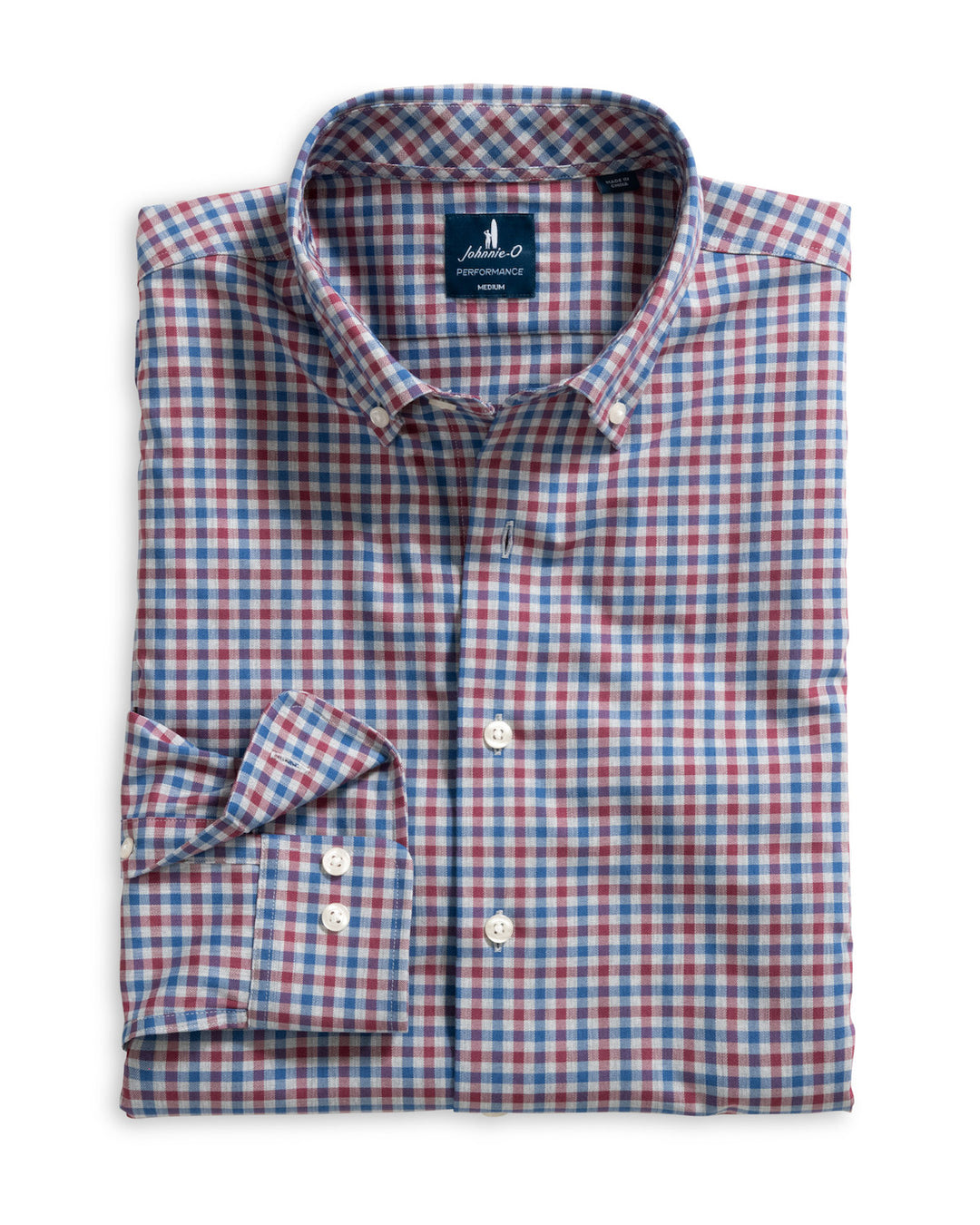Johnnie-O Everyday Performance Button Down Shirt - Chatham Gingham: Gray