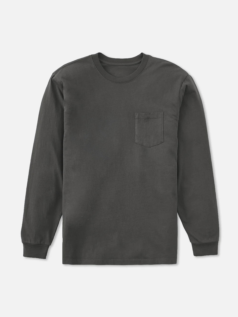 Katin Base Long Sleeve Tee: Black Vintage Wash