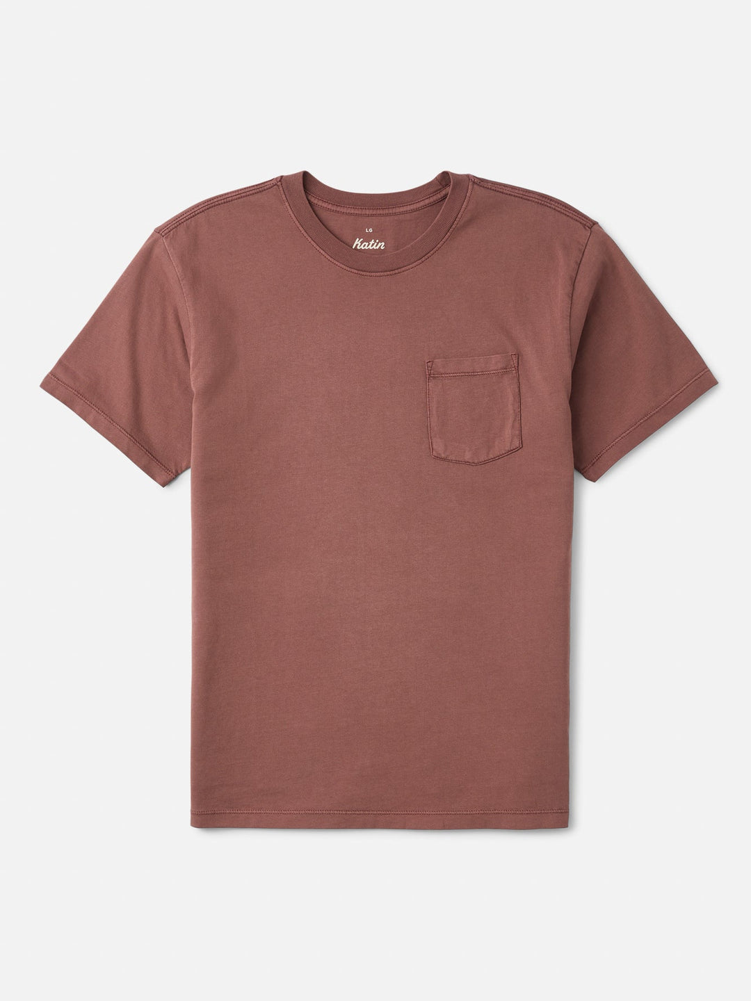 Katin Base Tee: French Roast Vintage Wash