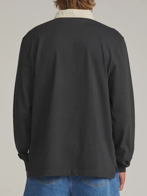 Katin Ronan Polo: Black Vintage Wash