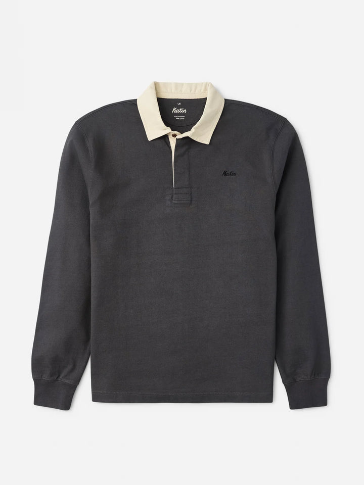 Katin Ronan Polo: Black Vintage Wash