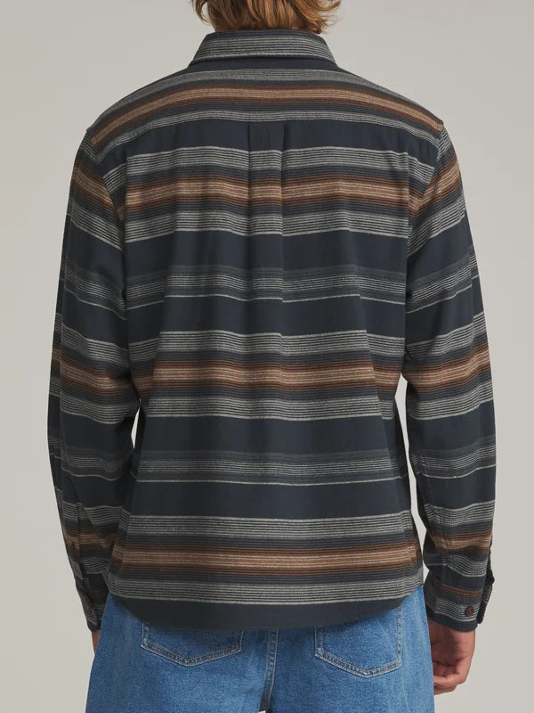 Katin Derek Flannel: Black Wash