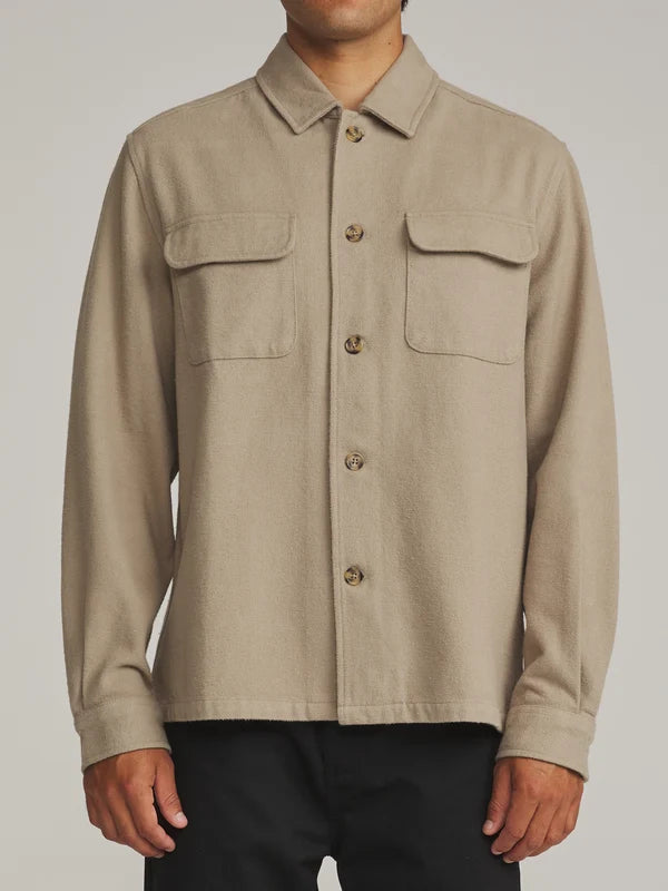 Katin Shiloh Flannel: Khaki