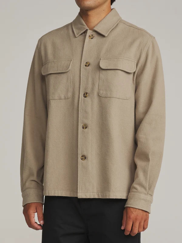 Katin Shiloh Flannel: Khaki