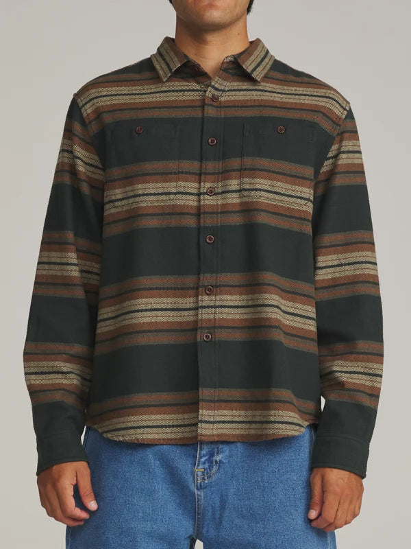 Katin Sierra Flannel: Black Wash