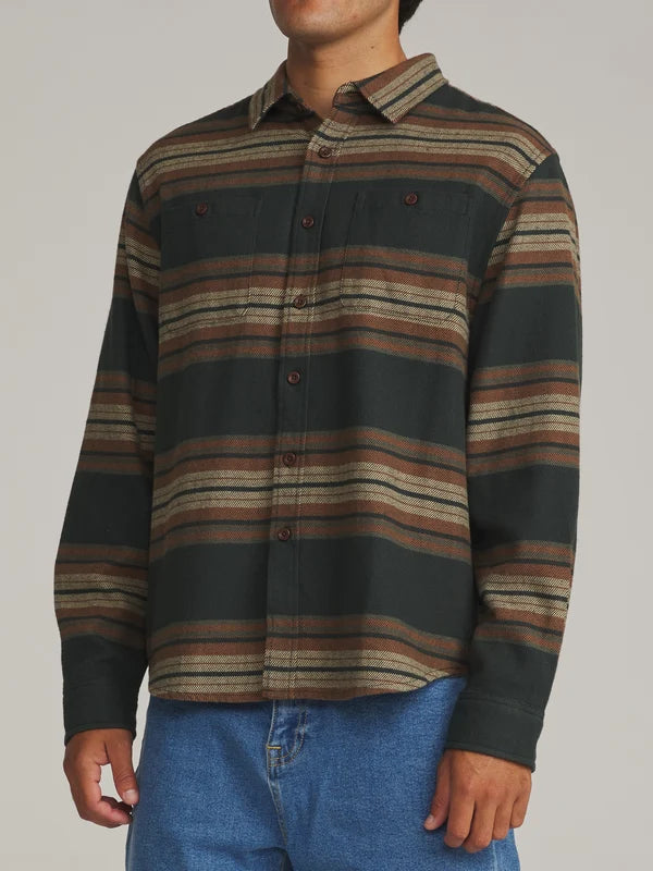 Katin Sierra Flannel: Black Wash