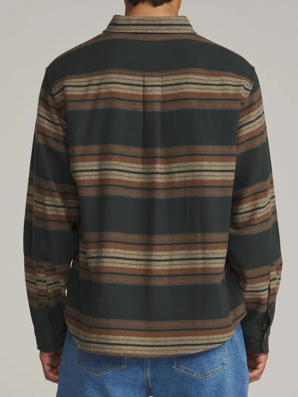 Katin Sierra Flannel: Black Wash
