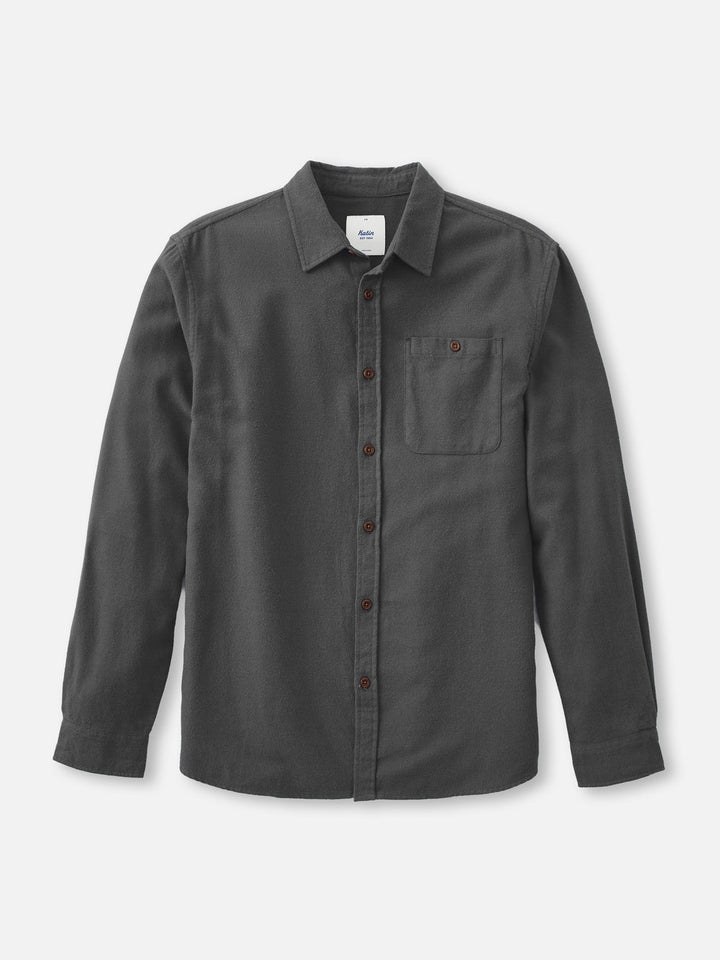 Katin Twiller Flannel: Black Wash
