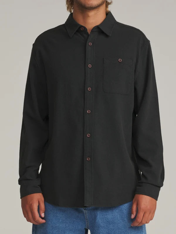 Katin Twiller Flannel: Black Wash