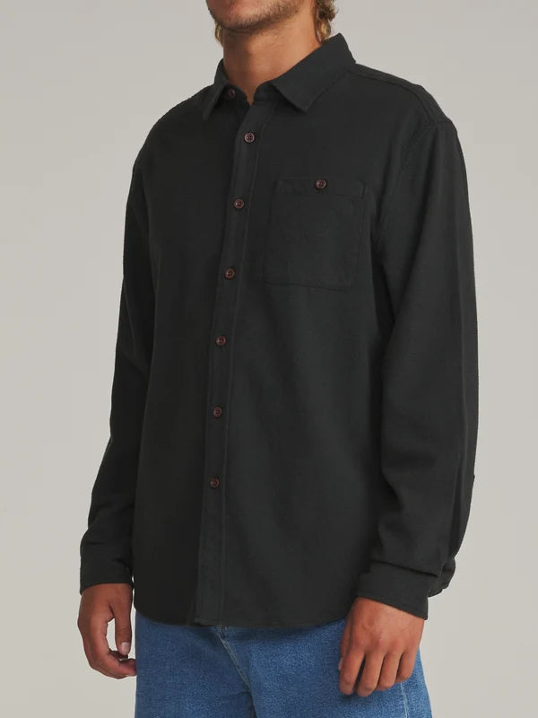 Katin Twiller Flannel: Black Wash