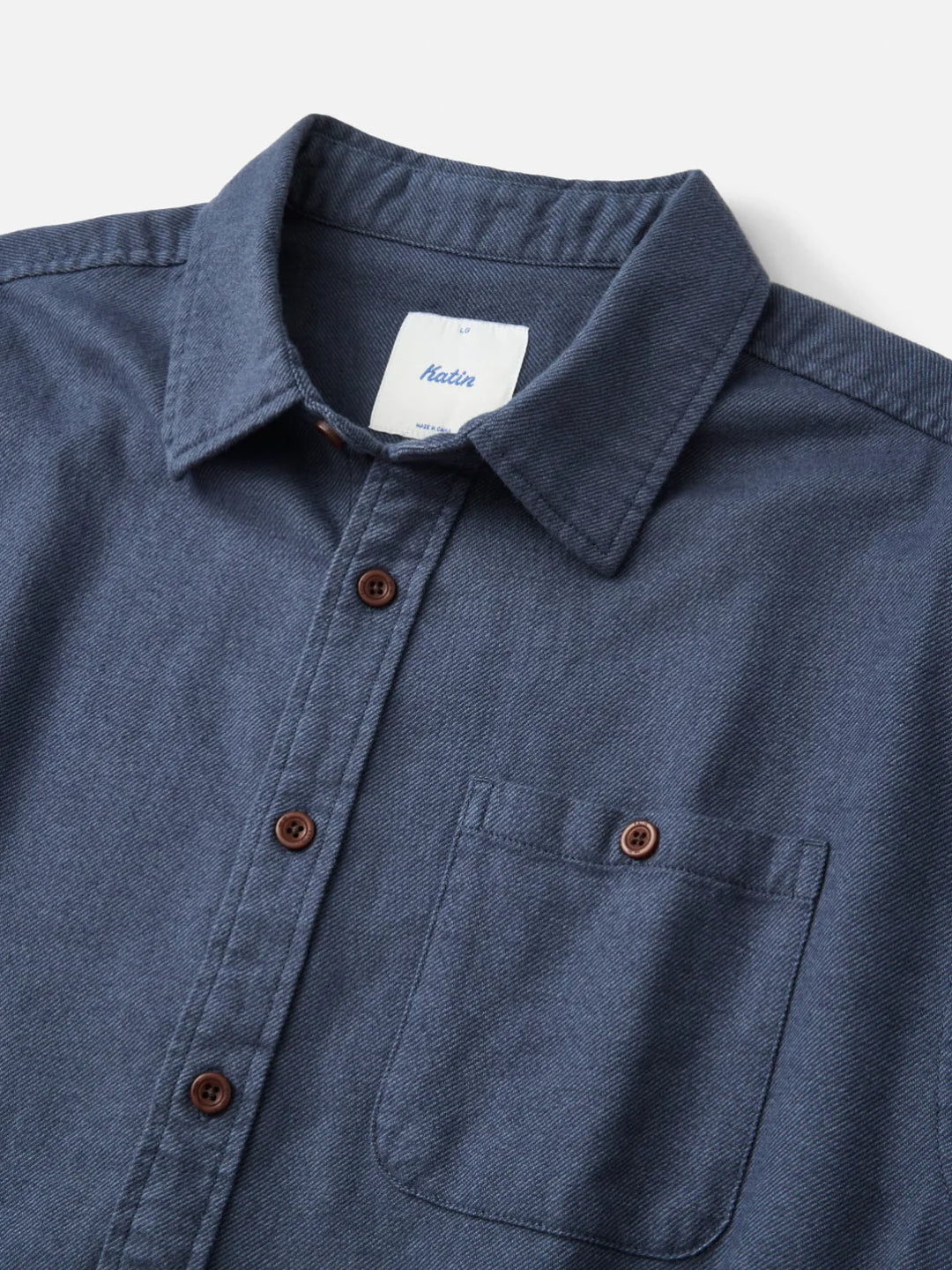 Katin Twiller Flannel: Tempest Blue