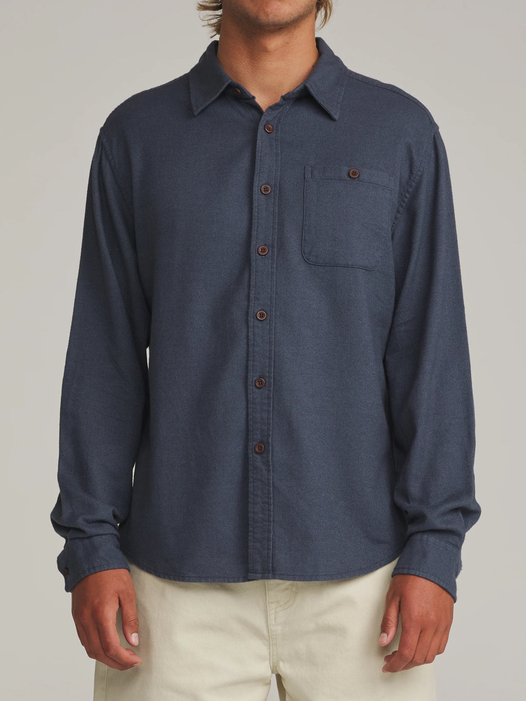 Katin Twiller Flannel: Tempest Blue