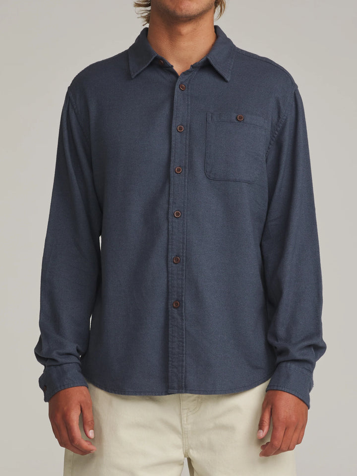 Katin Twiller Flannel: Tempest Blue