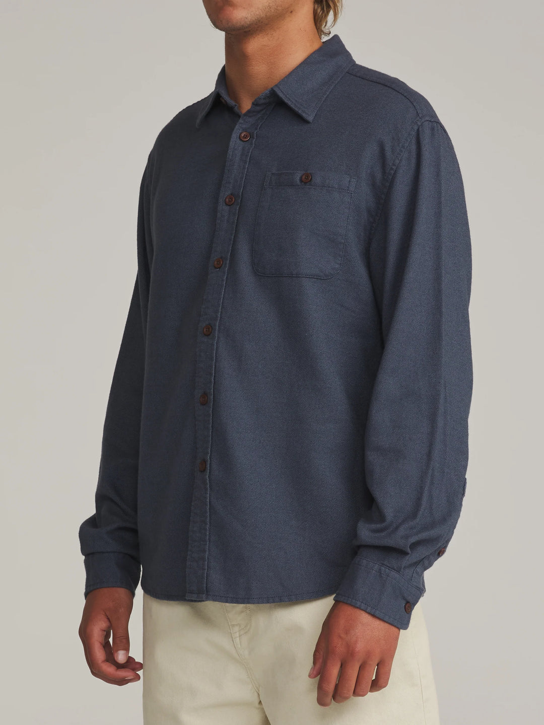 Katin Twiller Flannel: Tempest Blue