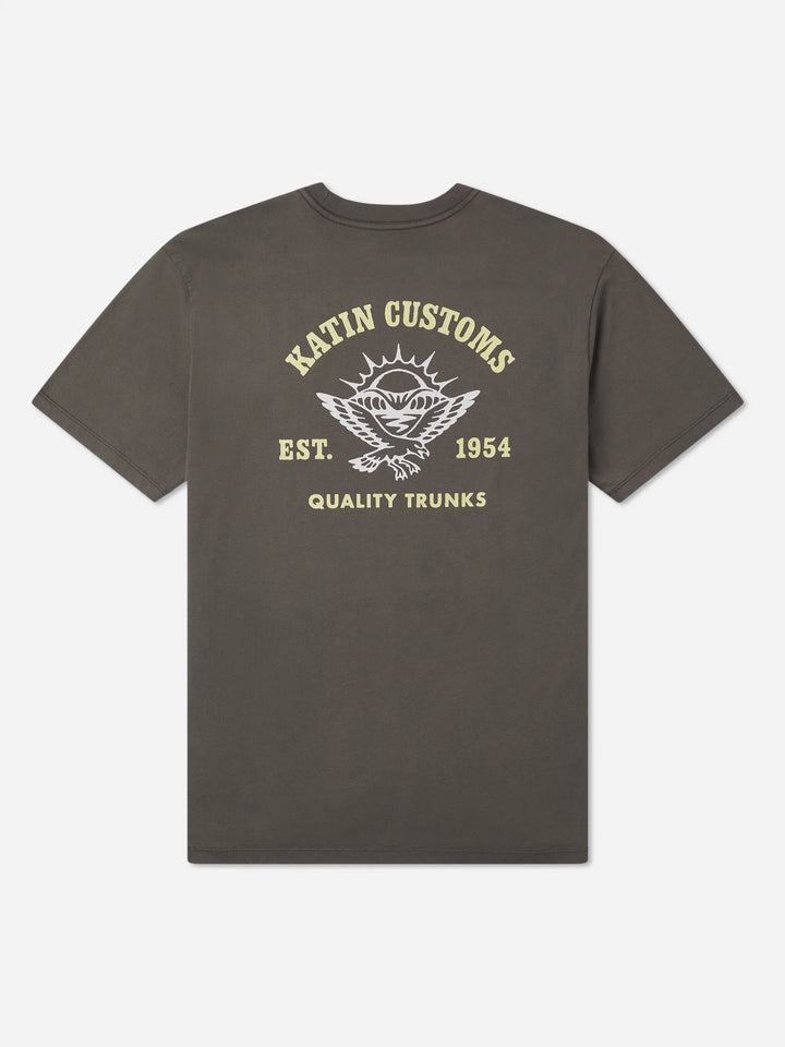 Katin Herman Tee: Lead Vintage Wash