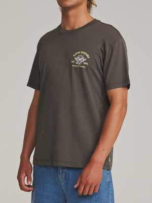 Katin Herman Tee: Lead Vintage Wash