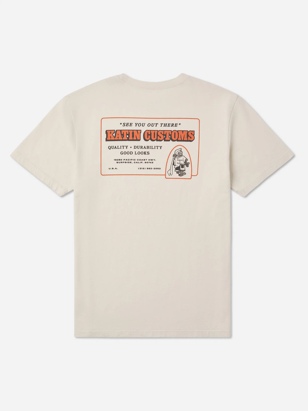 Katin Lorry Tee: Vintage White