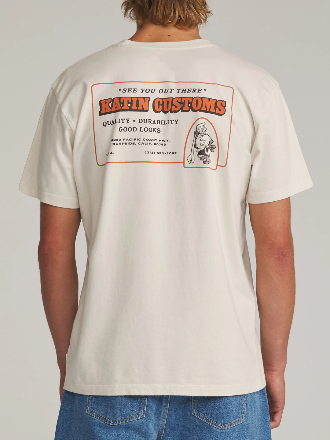 Katin Lorry Tee: Vintage White