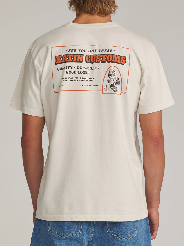 Katin Lorry Tee: Vintage White