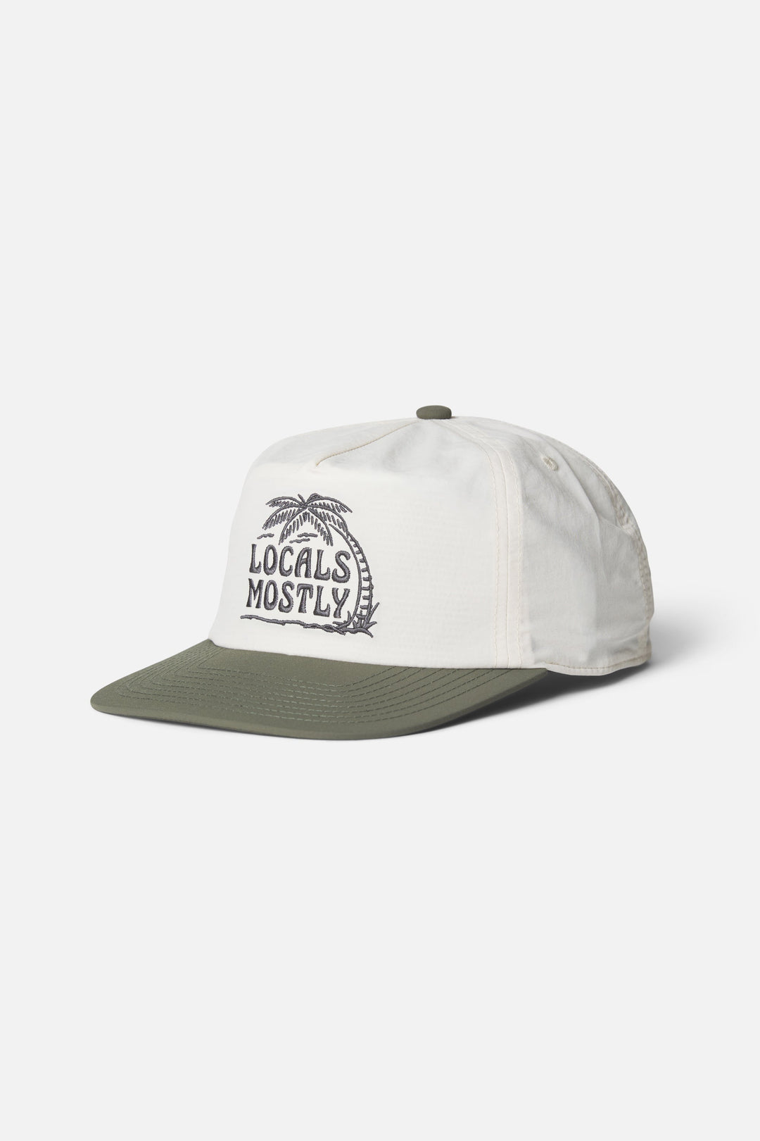 Katin Locals Hat: Vintage White/Sage
