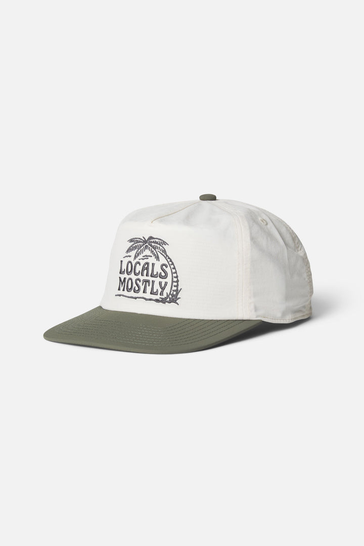 Katin Locals Hat: Vintage White/Sage