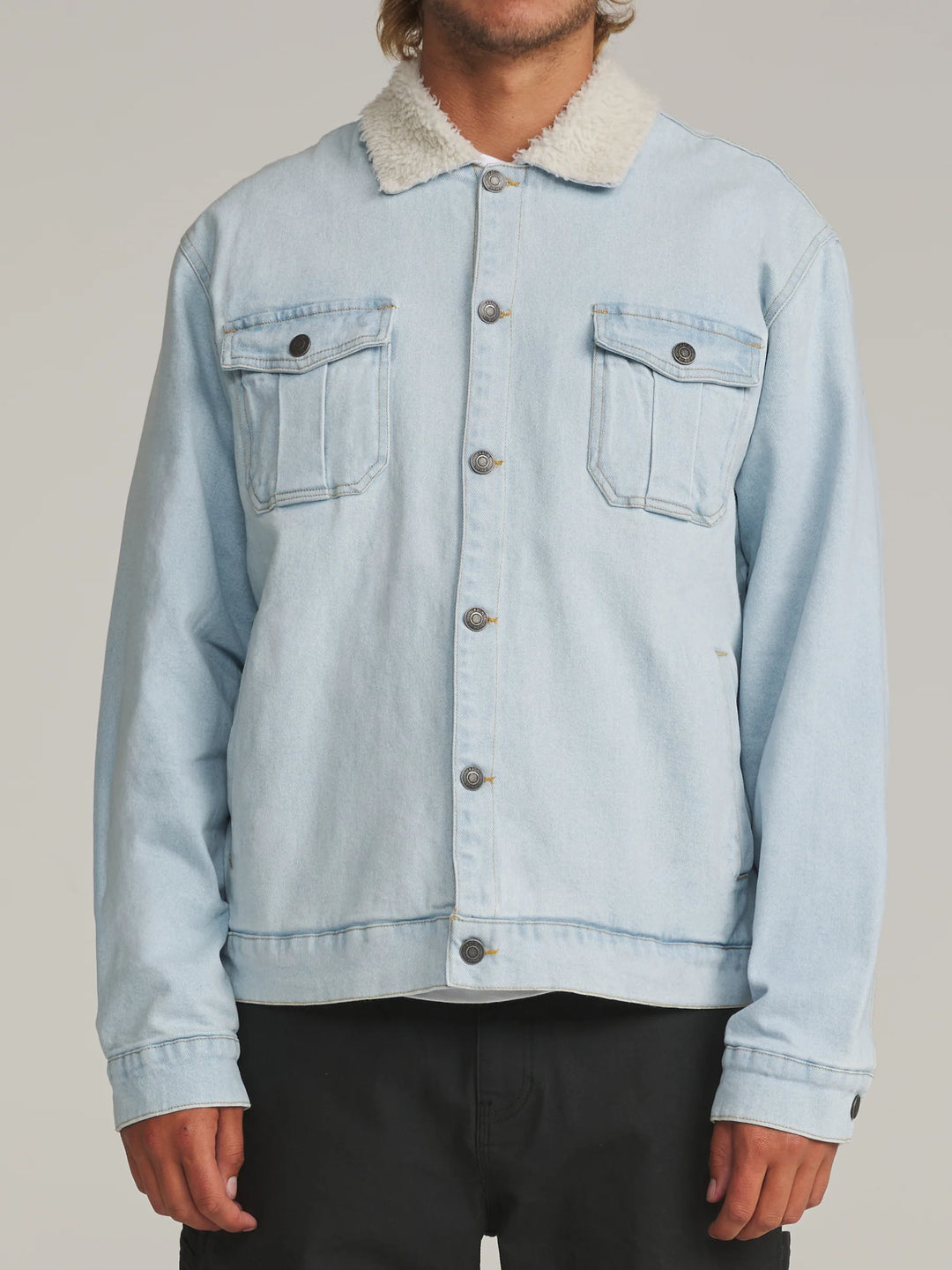 Katin Harris Denim Jacket: Light Indigo