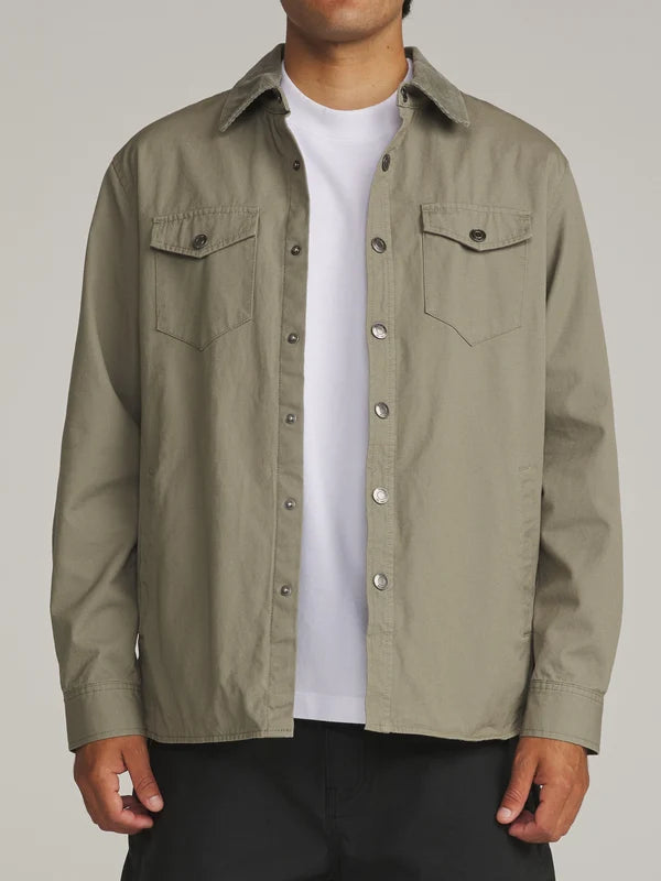 Katin Campbell Shirt Jacket: Olive