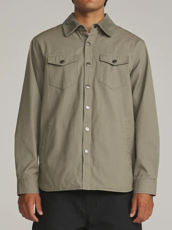 Katin Campbell Shirt Jacket: Olive