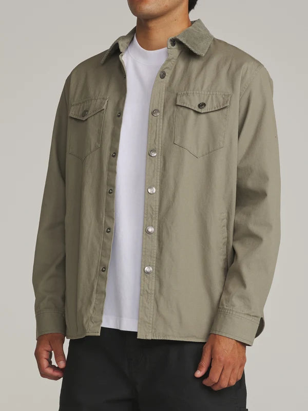 Katin Campbell Shirt Jacket: Olive