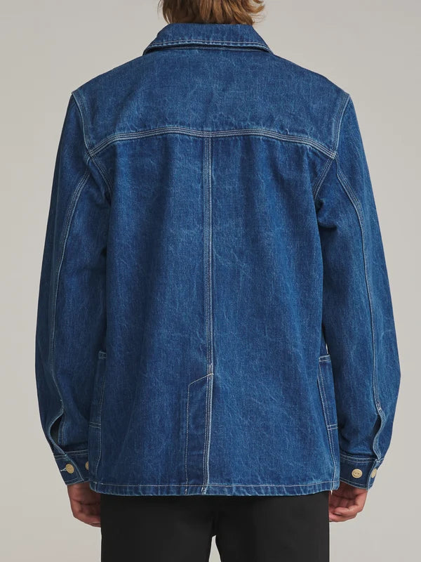 Katin Task Coat: Denim