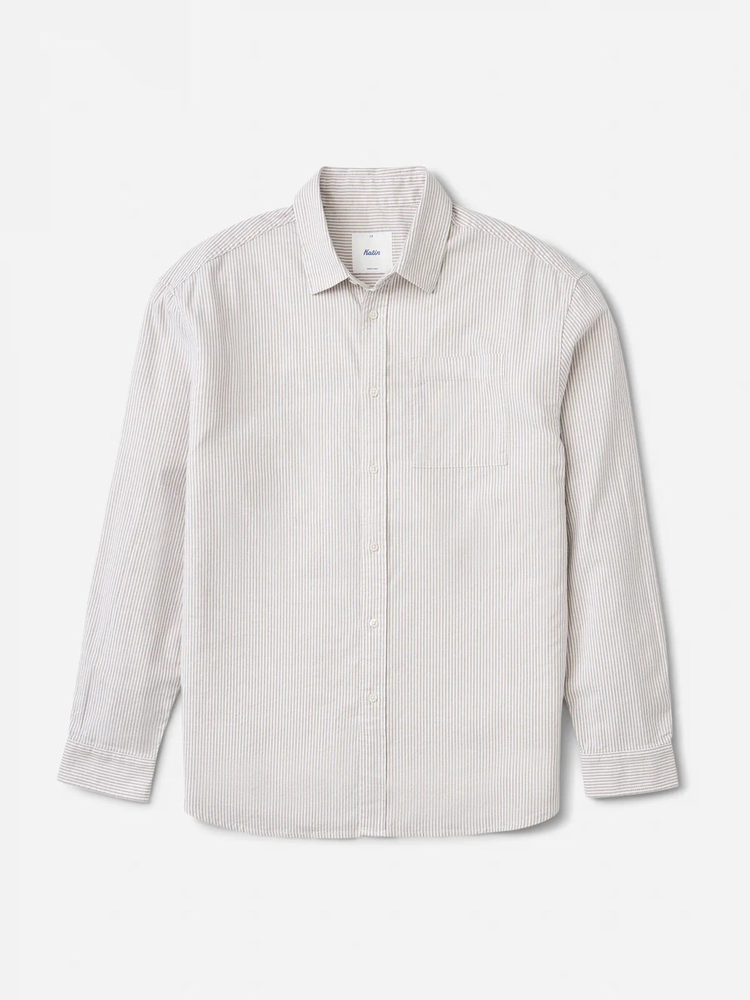 Katin Ezra Long Sleeve Shirt: Moss
