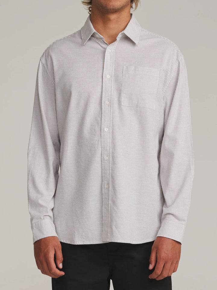 Katin Ezra Long Sleeve Shirt: Moss