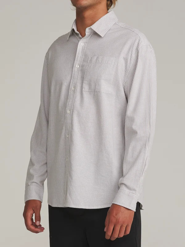 Katin Ezra Long Sleeve Shirt: Moss