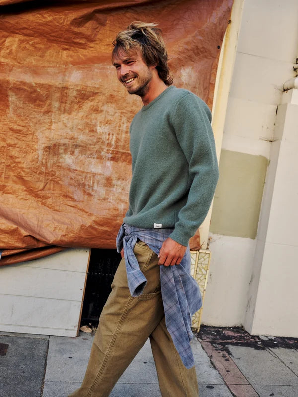 Katin Rivers Sweater: Gray Green