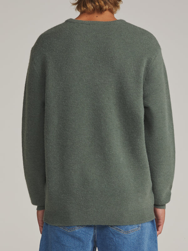 Katin Rivers Sweater: Gray Green