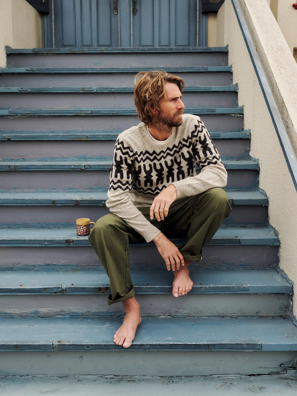 Katin Thompson Sweater: Tan