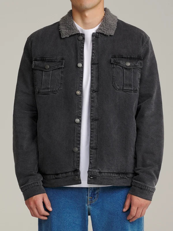 Katin Harris Denim Jacket: Black Wash