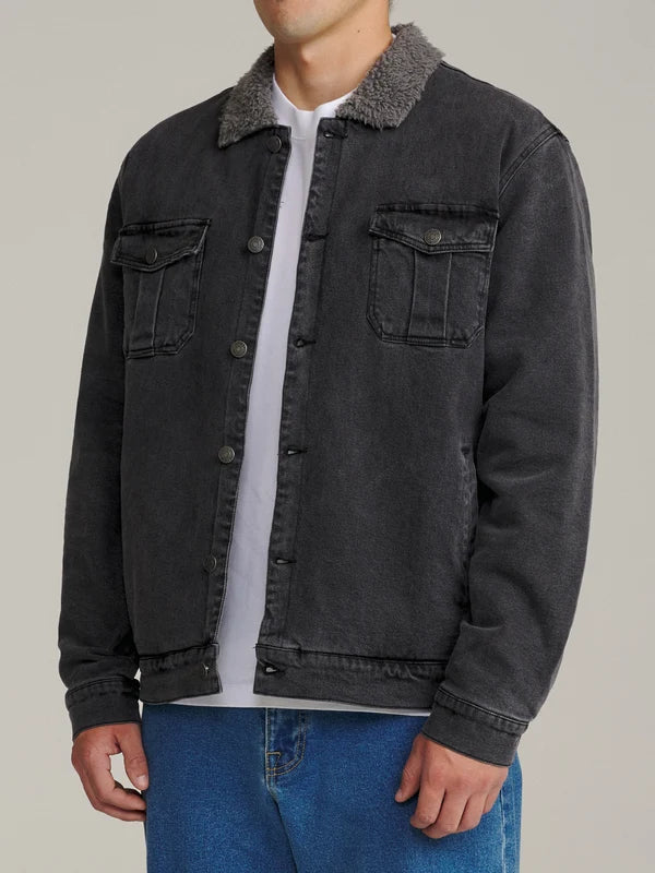 Katin Harris Denim Jacket: Black Wash