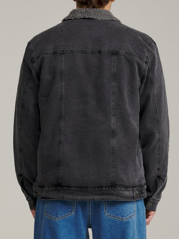 Katin Harris Denim Jacket: Black Wash