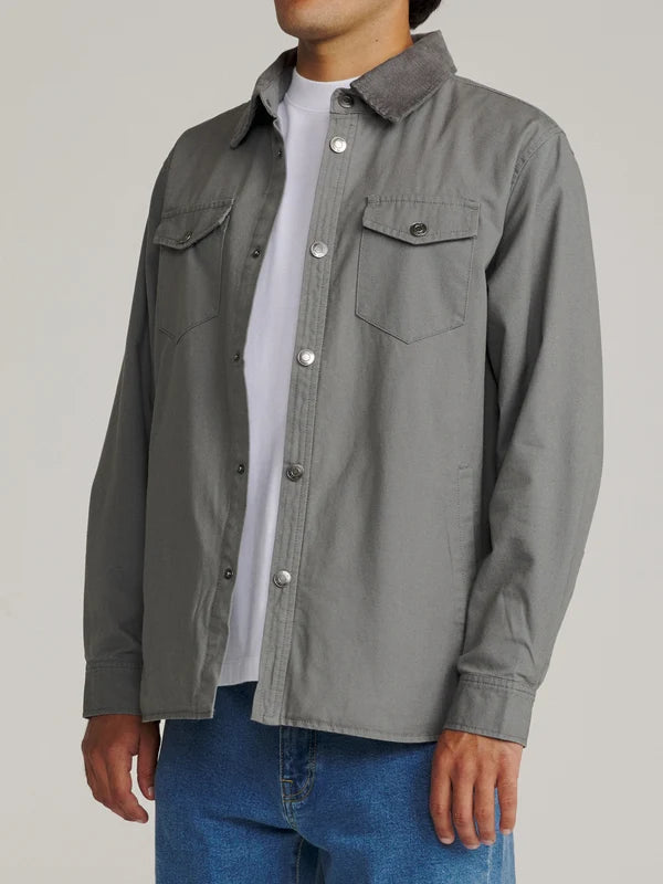 Katin Campbell Shirt Jacket: Graphite