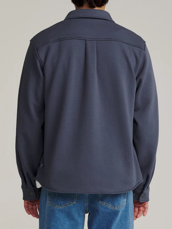 Katin Harold Fleece Shirt Jacket: Washed Blue