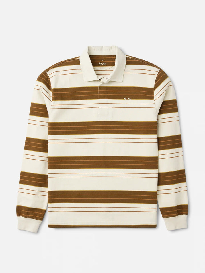 Katin Greg LS Rugby Polo: Vapor