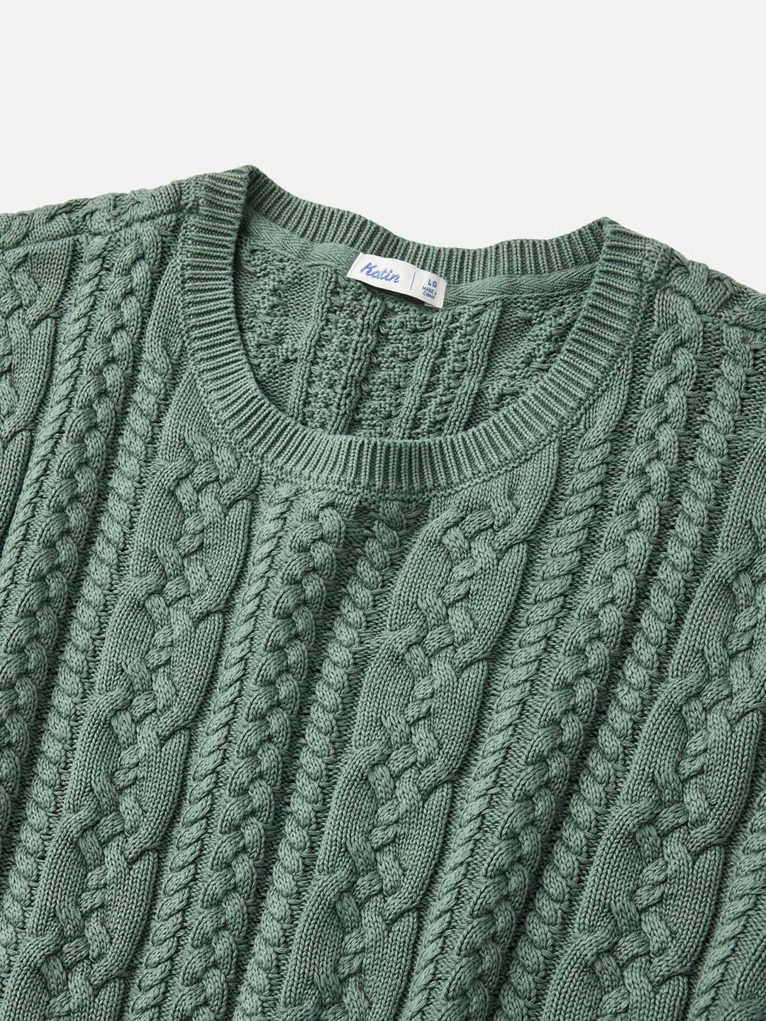 Katin Fisherman Sweater: Pine