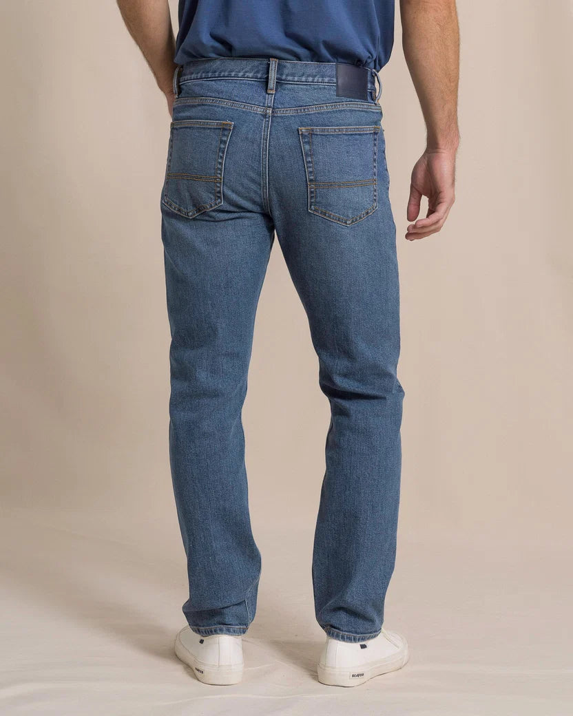 Southern Tide King Street Denim Pant: Medium Wash