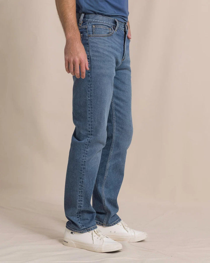 Southern Tide King Street Denim Pant: Medium Wash