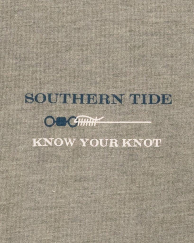 Southern Tide Know Your San Diego Jam Knot T-shirt: Heather Grey